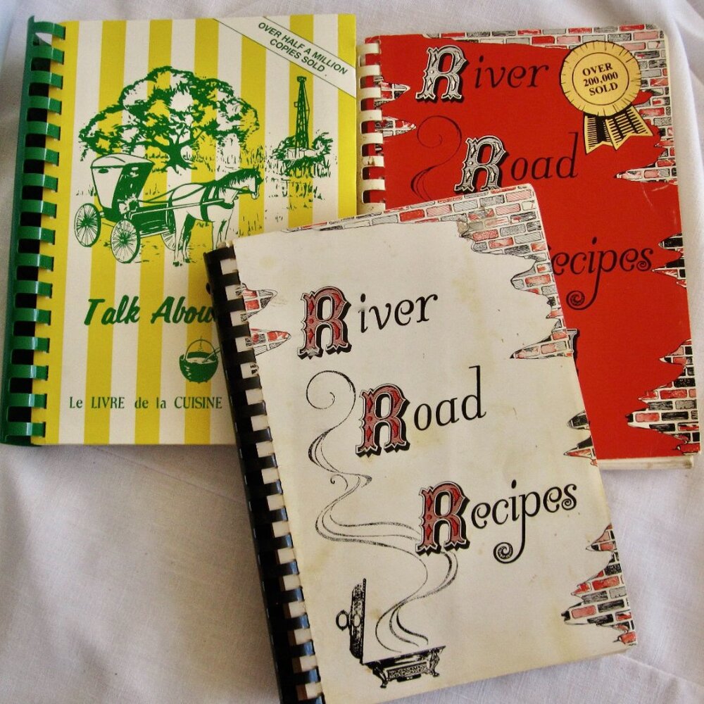 Louisiana Cookbooks Lot 3  River Road & Talk About Good Lafayette & Baton Rouge